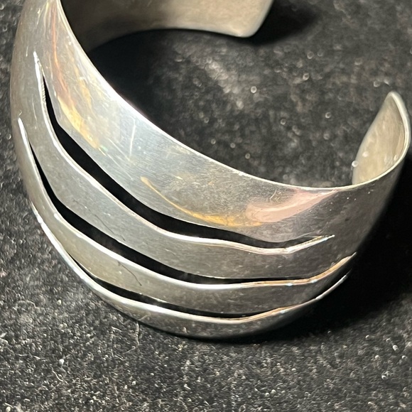 Vintage Sterling Silver DOMINIQUE DINOUART CUFF - Picture 2 of 7